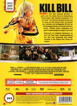 Kill Bill - Volume 1 - 2-Disc Limited Uncut Mediabook von '84 Entertainment - Limitiert auf 300 Stück & nummeriert - DVD & Blu-ray - Cover E - Neu & OVP